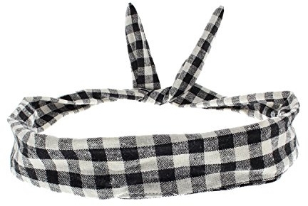 Zac's Alter Ego Checkered Gingham Print Wire Headband
