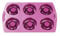 TUPPERWARE Backen Silikonform Donut/Bagel lila Backform Silikon Diabolo