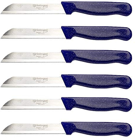 Solingen Allzweckmesser Obstmesser Schälmesser Lila Flitzer 100 Stück - Sehr scharf