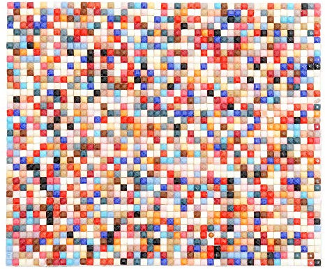 Odoria 1/12 Miniatur Mosaik Fliese Puppenhaus Zubehör