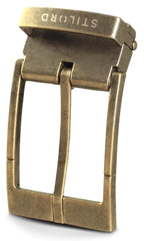 STILORD Gürtelschnalle Dornschließe für Gürtel 35 mm Breite Vintage Belt Buckle Antik Gürtelschließe Ersatz Schnalle für Wechselgürtel