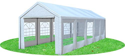 Stabilezelte 3x9m Partyzelt, Classic PRO PE Weiss
