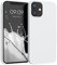kwmobile Handyhülle für iPhone 12 mini Hülle, für iPhone 12 mini Case - Hülle Silikon - kabelloses Laden - Weiß