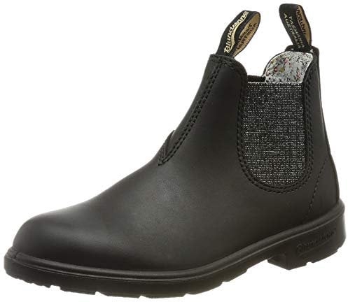 Blundstone Kids Series, Stivali Unisex - Bambini e ragazzi, Glitter nero/argento, 32 EU
