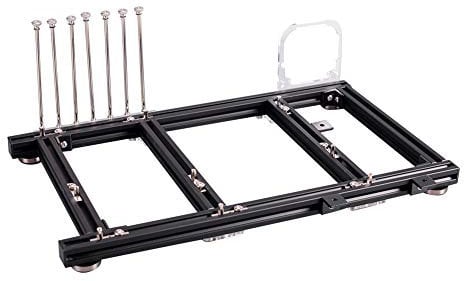 VBESTLIFE DIY Computer Case, Open Frame Aluminum Alloy ATX Computer PC Case Overclocking Test Platform