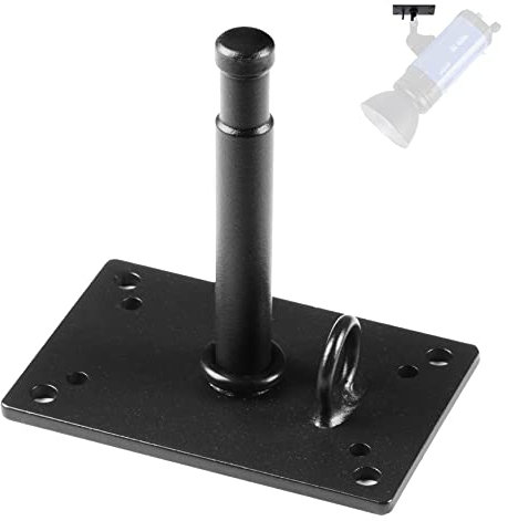 Selens Wandhalterung Platte Baby Pin Wall Mount Plate Metallhalter Ständer mit Stud 12cm Höhe für Fotostudio Video Beleuchtung Blitzlicht Monolight Decke Wand Fotografie Zubehör