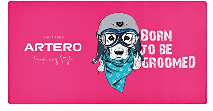 Artero Yoga Antirutschmatte 85 x 55 cm Rosa - Auflage für den Pflegetisch, damit der Hund sicher steht