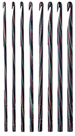 Knit Picks Majestic Wood Häkelnadel-Set – 8 Größen US E-K