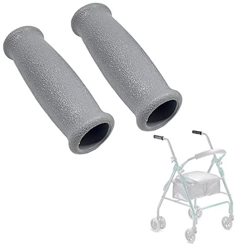 Rollator Walker Crutch Handgriffe Ersatz für ältere oder behinderte Patientengriffe Zubehör, 1, 2 Stück (A)