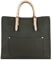 bugatti Ella XL Handtasche für Damen, Frauen Tasche groß, Damenhandtasche, olive