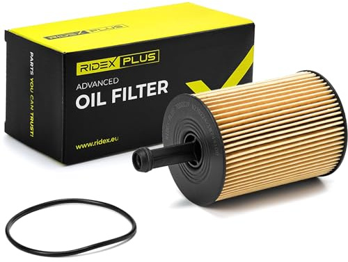 RIDEX PLUS Ölfilter Motorölfilter Filtereinsatz 7O0002P Kompatibel mit VW Golf 7 Schrägheck 5G1, BQ1, BE1, BE2 Golf 4 Schrägheck 1J1 Golf 6 5K1 Golf 5 Schrägheck 1K1 POLO 9N
