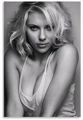 INEOUT Scarlett Johansson Poster, dekoratives Gemälde, Leinwand, Wandposter und Kunstdruck, modernes Familienschlafzimmer-Dekor-Poster, 20 x 30 cm