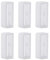 KAREN66 6 Pièces Boucle de Bracelet de Montre pour Suunto 9/7/Baro, 24mm Passant Bracelet Montre Silicone pour Suunto Baro/9/7 (Blanc)