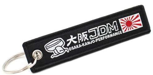 VmG-Store MADE IN Jet Tag Schlüsselanhänger 105x25mm Länderfahnen robustes festes Material umkettelt mit stilvollen Länder Fahnen S141-4 (Jdm)