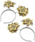 SOESFOUFU 2 Stücke Glitter Brief Stern Haar Hoops Make-up-party Foto Requisiten Neue Jahr Stirnband