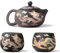 Hand-Made Dragon, Small Tea Kettle, and Phoenix Teapot