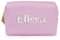 Trousse de Toilette Portable-Imperméable -Trousse de Maquillage de mariée-Personnalisable-Grande capacité-Légère - pour Femmes et Filles-pour Les Voyages (Pink)