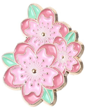 TOGEVAL Broche Forme Fleur Cerisier Pour Vetements Femme Accessoire Bijoux Décoration Mariage Fête Style