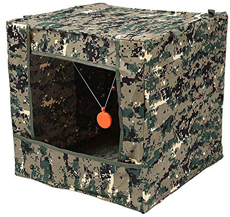 Sujurio Faltbare Zielbox Ziel üBung GeräT Sling Shot Recycle Archery Ziel Tasche mit Silikon Ziel Puffer Tuch