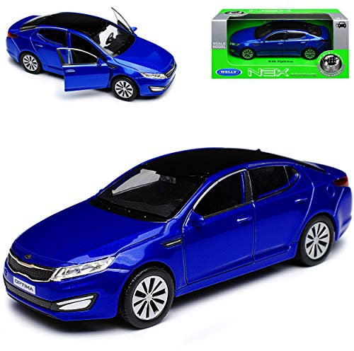 Welly Kia Optima TF K5 Ab 2010 Limousine Blau ca 1/43 1/36-1/46 Modell Auto mit individiuellem Wunschkennzeichen