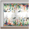GORGECRAFT 116x38cm Große Fensteraufkleber Mit Meerestieren Schildkröten Fischen Seetang Statischer Fensteraufkleber Wiederverwendbare Doppelseitige Fensteraufkleber Nicht Klebende Glasfolie Die D