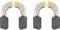 Reinscer 4 Pcs 5mm x 8mm x 13mm Carbon Brushes for Angle Grinder Orbital Sander