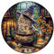 Blumuze Holzpuzzle Erwachsene, Magischer Feline Holz Puzzle, Katze Holzpuzzle Einzigartige Tierform Puzzleteile,Puzzles aus Tierteilen, Puzzle Holz Erwachsene mit Holzbox (100 Stück-S-21.5 * 21.5cm)