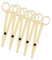 Mikinona 5 Pezzi Pinze Piercing Pinze Joint Professionali per Piercing Strumenti per Donne Beige