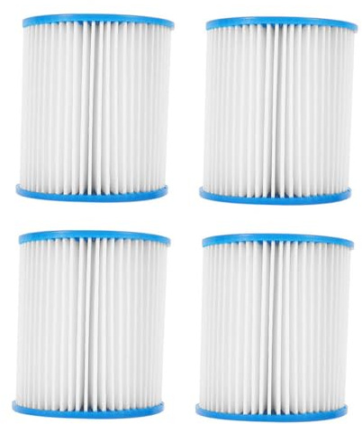 Toyvian 4 Pièces Filtre pour Pompe De Piscine Remplacement De Filtre De Piscine Crépine De