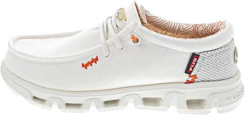Fusion Leinenschuh Weiß in Größe 39
