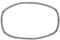 SPARES2GO Top Rubber Door Seal & Corner Clips compatible with Bosch Oven Cooker