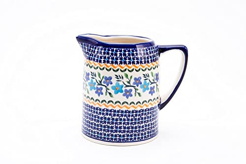 Bunzlauer Keramik Kanne (Picher) 0,7 Liter, Ø14,5cm, H=13,0cm, Dekor 1154a