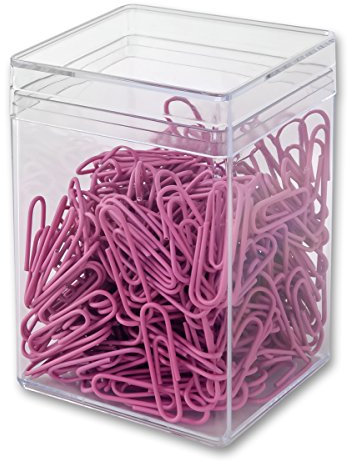 Victory Office Products 60286H300-093 Büroklammern 28 mm 300 Stück dunkelrosa kunststoffummantelt