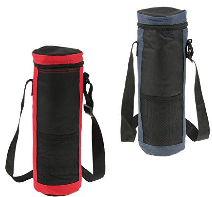 P Prettyia 2Pcs 2L Waterproof Insulated Cooler Oxford Carry Bag for Water Drink,Bottle ,Lunch