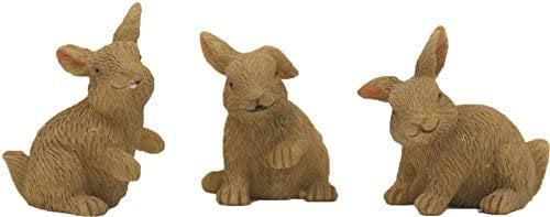 Dekop Krippenzubehör Hasenset 3-teilig, geeignet für 9cm Figuren, Höhe ca. 2,5cm (44635096774)