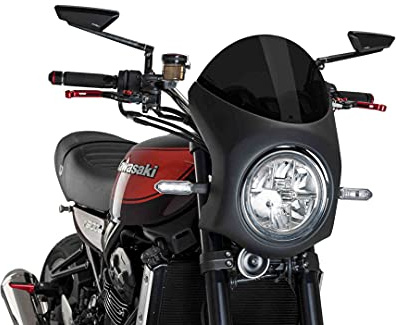 Puig 9595F Retro-Halbverkleidung optimierte Aerodynamik, Dunkel Getönt