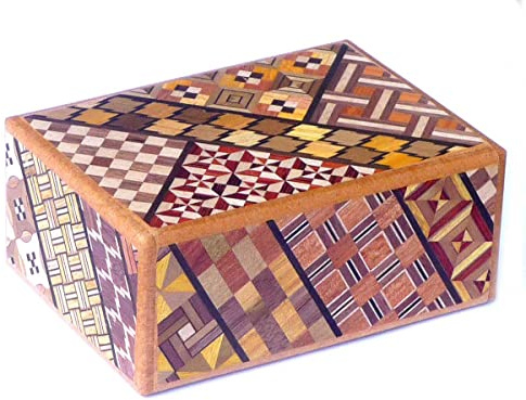 Logica Giochi, Art. Yosegi Puzzlebox 4 - Japanische Geheimbox - 4 Schritte