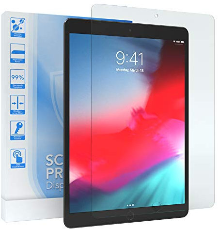 EAZY CASE - Displayschutzfolie kompatibel mit iPad Air 3 2019 Displayschutz Glas 10,5 Zoll Glasfolie 9H Härte 0,3mm dünne Tabletschutzfolie Tablet Schutzglas Folie Transparent Ultra Klar