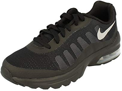 NIKE Air Max Invigor GS Great School Fashion Trainers Sneakers Shoes 749572 (Black/Wolf Grey/White 003) Size UK5 (EU38)