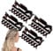 Basic Sense 2.4 inch Hair Claws, Durable & Sturdy Non-Slip Grip Classic Design Clamps, Jaw Clips, Medium 4pcs set Tortoise