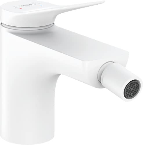 hansgrohe Vivenis Miscelatore monocomando bidet con saltarello, bianco opaco, 75200700