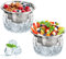 ZENFUN 2er Pack 590ML Dip Kühlschüssel mit Acryl Eisschalenboden, Eisgekühlte Servierschale aus Edelstahl Eisgekühltes Salatschüssel Set für Gekühlte Nudeln, Kartoffeln, Dressing, Obst