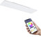 EGLO connect.z Smart-Home LED Panel Turcona-Z, Deckenlampe L x B 120 x 30 cm, ZigBee, App und Sprachsteuerung Alexa, Lichtfarbe einstellbar (warmweiß-kaltweiß), RGB, dimmbar