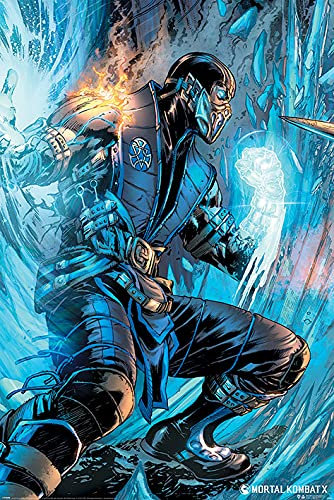 Mortal Kombat Sub Zero – 61 x 91,5 cm – Poster gerollt
