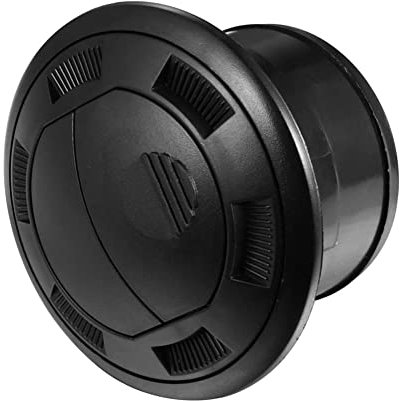 Lüftungsauslass 75mm, Runder Luftauslass Universal Air Conditioning Vent Deflector ABS Lüfterheizung Luftauslass drehbarer A/C Entlüftung Standheizungs Luftauslass für Auto Bus Wohnmobil Wohnwagen