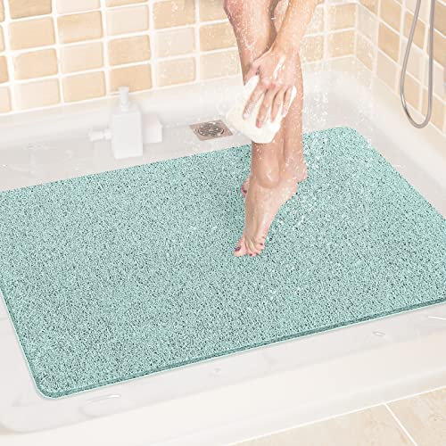 LuxStep Duschmatte Badewannenmatte rutschfeste Badematte mit Abfluss, schnell trocknend