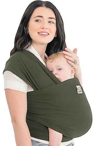 KeaBabies Babytrage Ab Geburt - Atmungsaktive Babytragetücher, Babytrage Neugeborene Ab Geburt, Babytuch Tragetuch Baby Neugeborene, Kleinkind Handfreie Babytrage, Babywickel Träger (Forest)