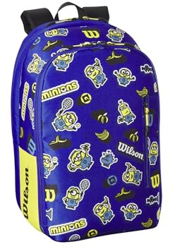 Wilson Tennis-Rucksack Minions 3.0 Team, Für bis zu 2 Schläger, Für Kinder und Jugendliche