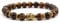 Perlenarmband Tigerauge, Bracelet Beads Goldener Buddha Armband Perlen Herren Umfang 19CM