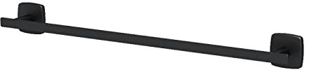Barre Porte-Serviettes en Acier Inoxydable, Porte Serviettes Noir Mat 50cm pour Salle de Bain, Douche